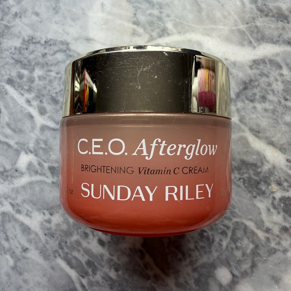 Sunday Riley C.E.O. Afterglow Brightening Vitamin C Cream Moisturizer